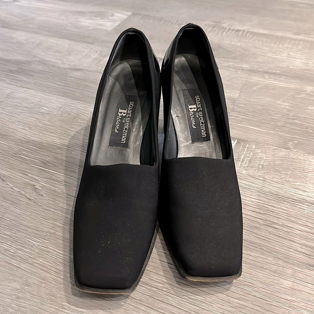 Stuart Weitzman Square Toe Heels
